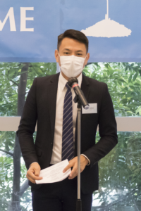 書院輔導長張錦少教授致辭